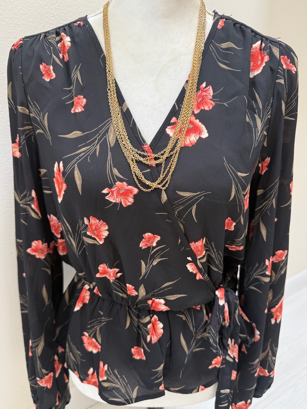 NWT Sienna Sky Floral Blouse